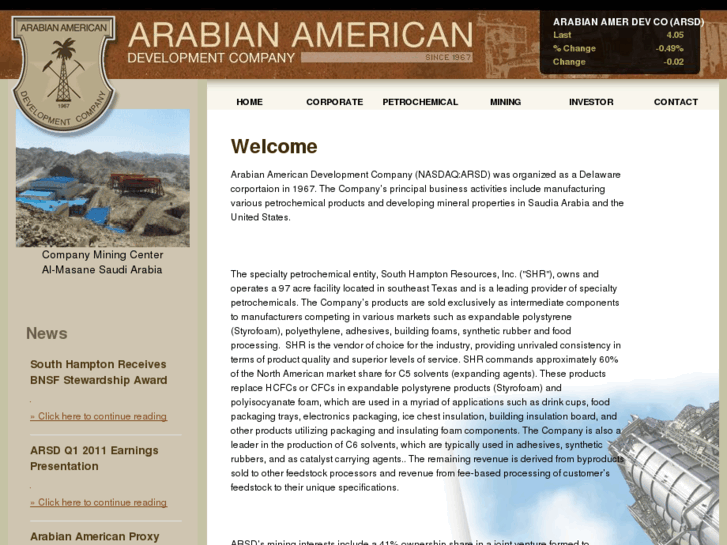 www.arabianamericandevelopmentco.com