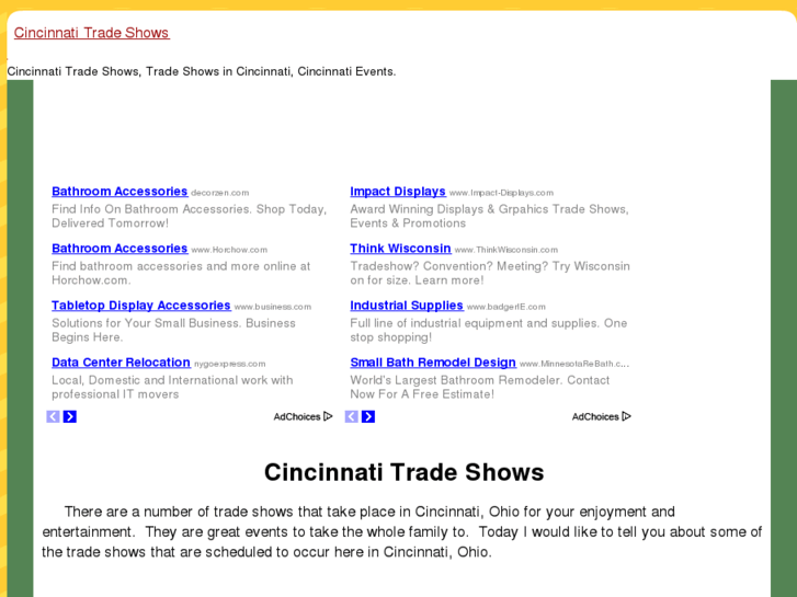 www.cincinnatitradeshows.com