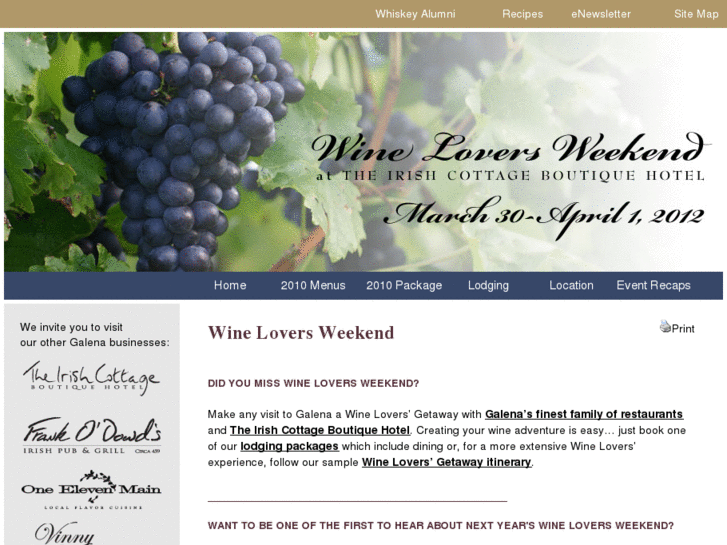 www.galenawinegetaway.com