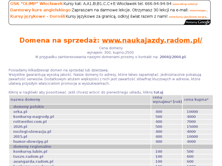 www.naukajazdy.radom.pl