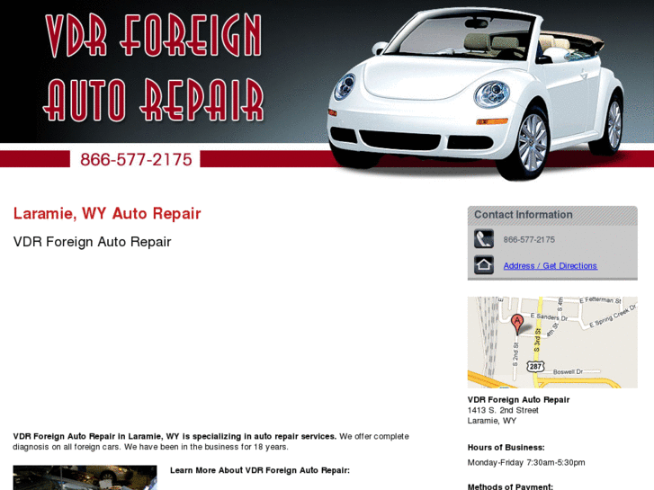 www.vdrforeignautorepair.net