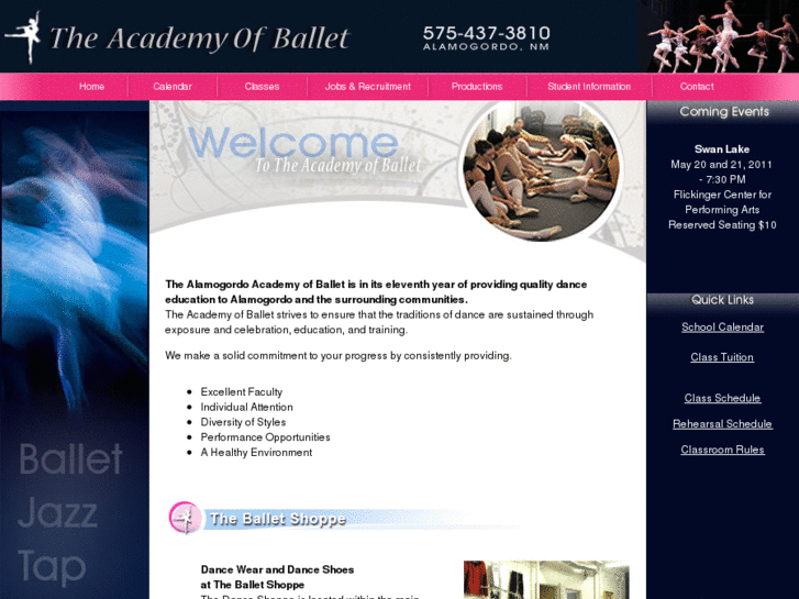 www.academyofballetalamogordo.com