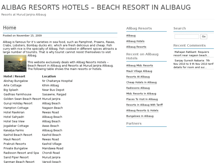 www.alibagresorts.com