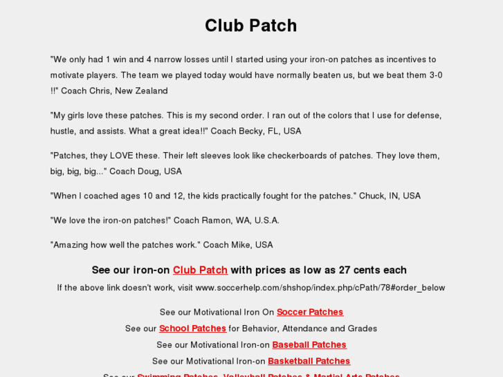 www.clubpatch.com
