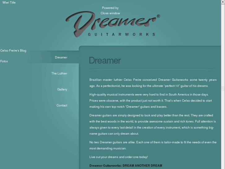 www.dreamerguitars.com