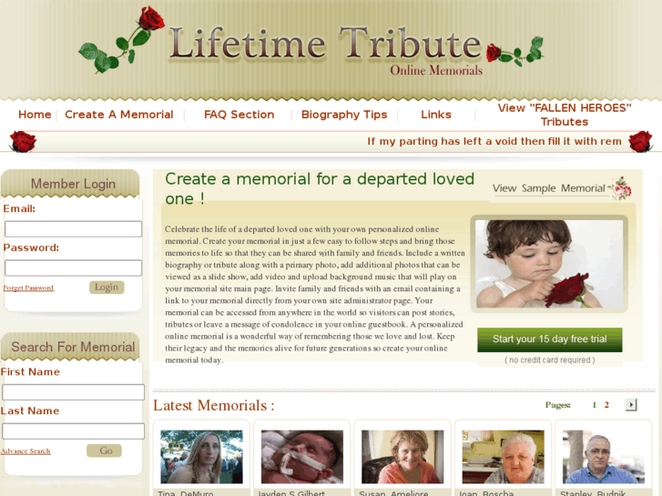 www.lifetimetribute.com