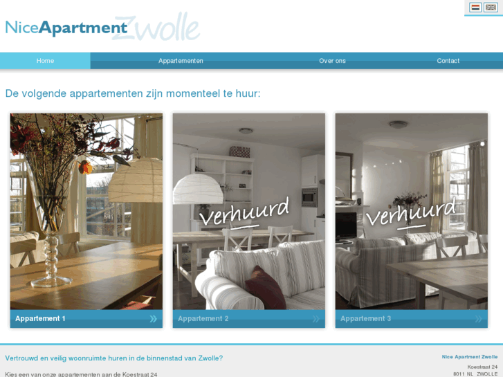 www.niceapartmentzwolle.com