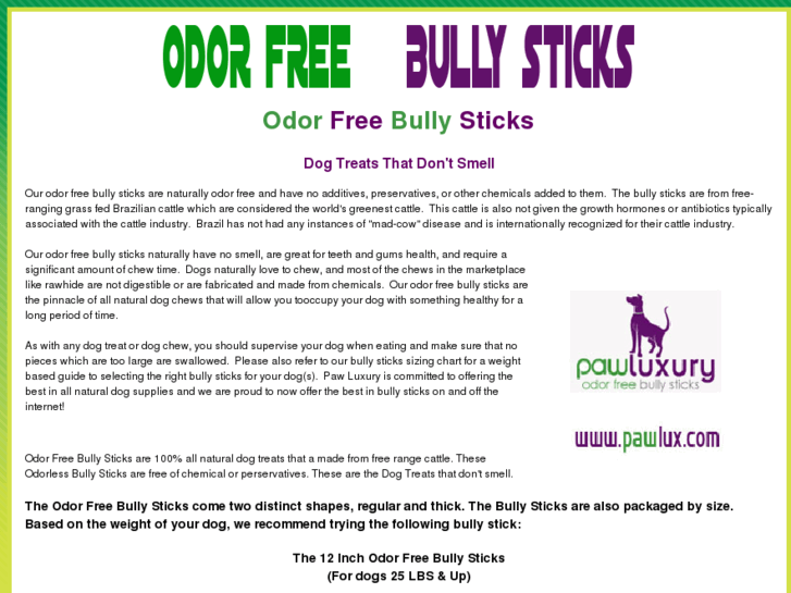 www.odorfreebullysticks.com