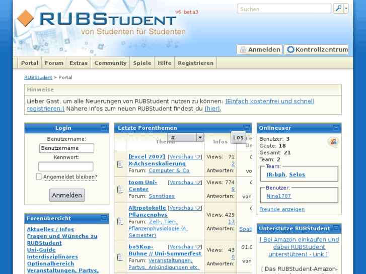 www.rub-student.de