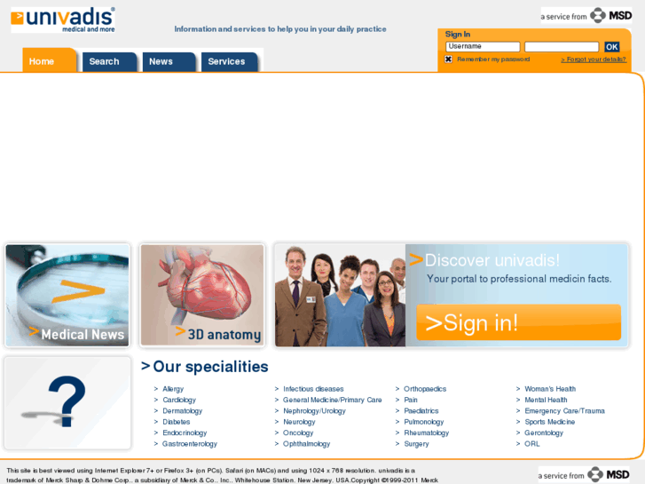 www.univadis.in