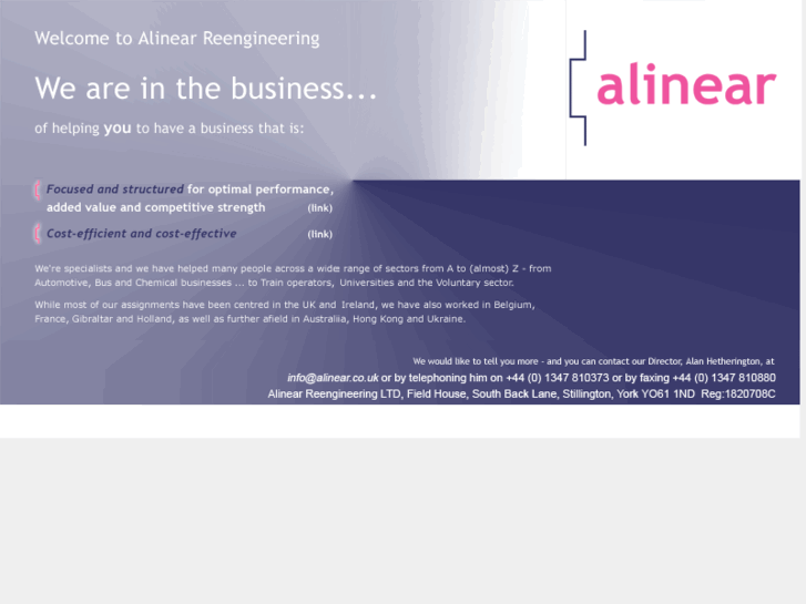 www.alinear.co.uk