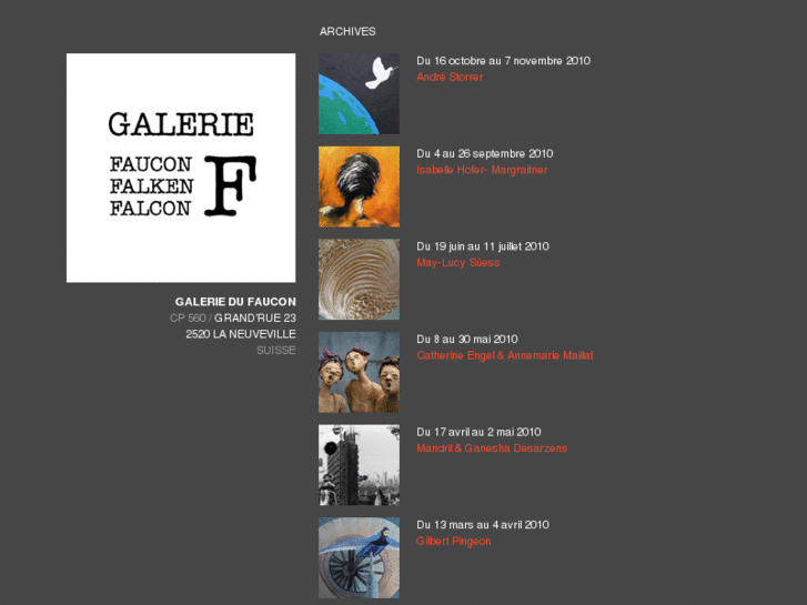 www.galeriedufaucon.ch