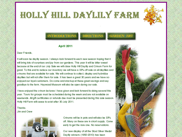 www.hollyhilldaylilies.com