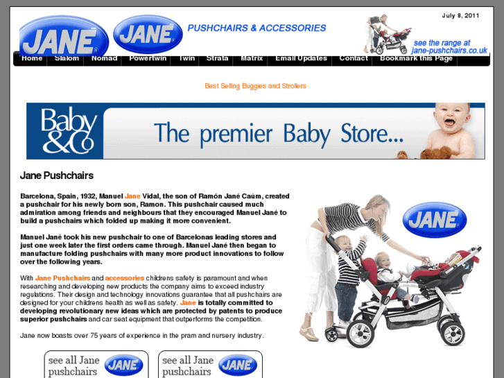 www.janepushchairs.org.uk