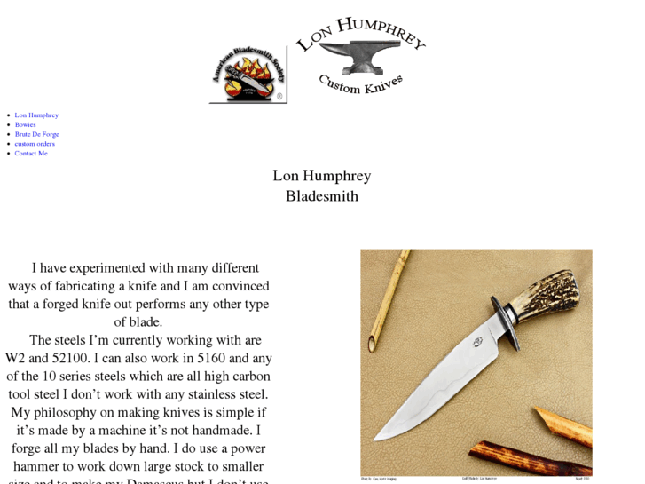 www.lonhumphreyknives.com