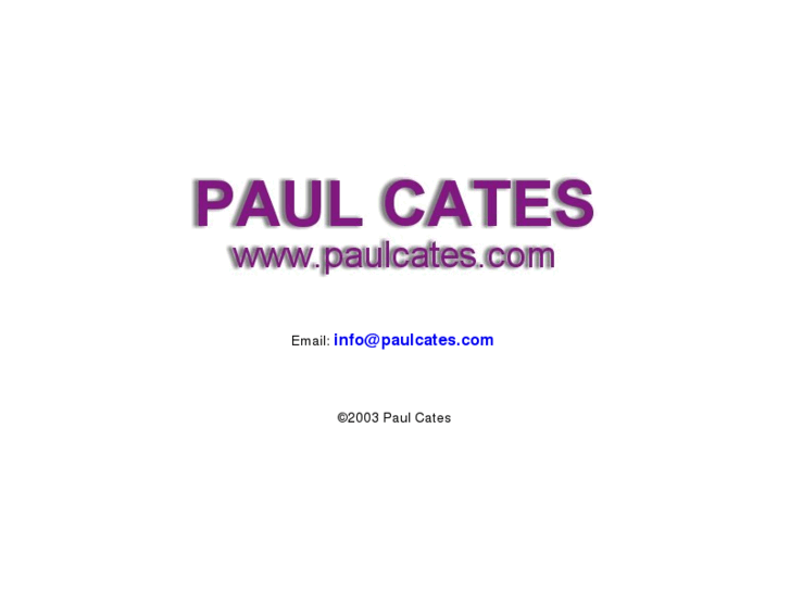 www.paulcates.com