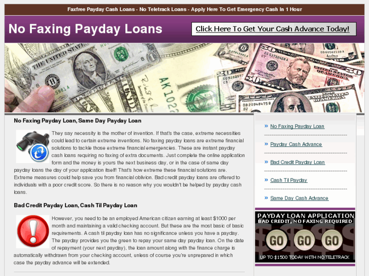 www.paydayloansnofaxing.org