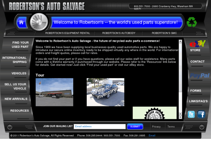 www.robertsonautosalvage.com