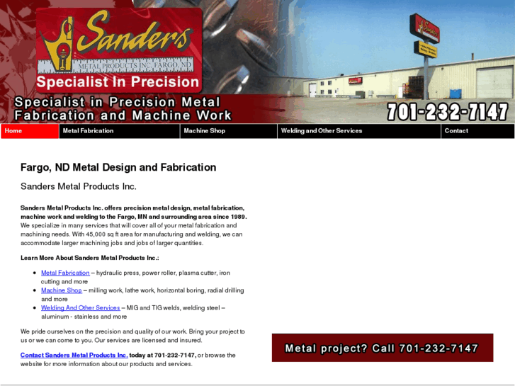 www.sandersmetalproductsinc.com