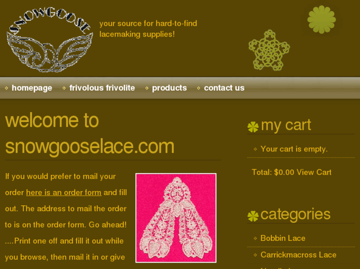 www.snowgooselace.com