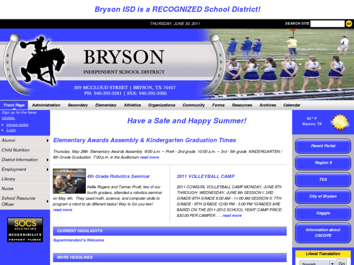 www.brysonisd.net
