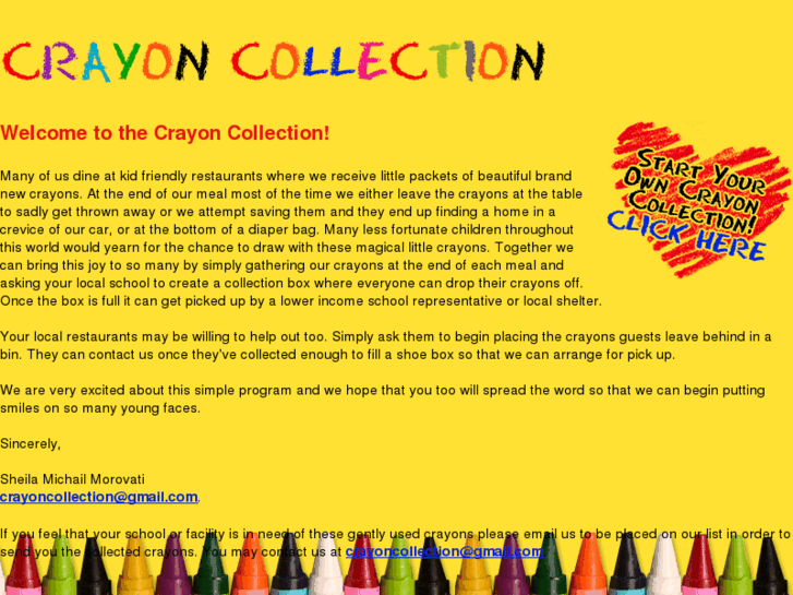 www.crayoncollection.com