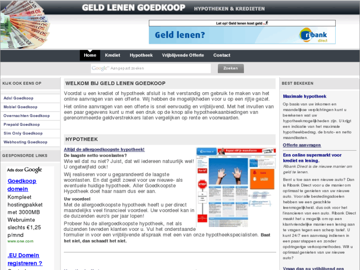 www.geldlenengoedkoop.nl