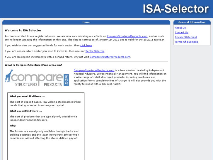 www.isa-selector.com