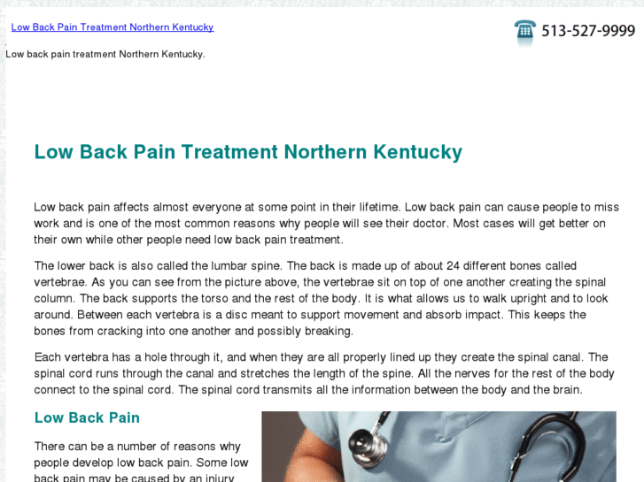 www.lowbackpaintreatmentnorthernkentucky.com