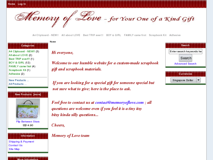 www.memoryoflove.com