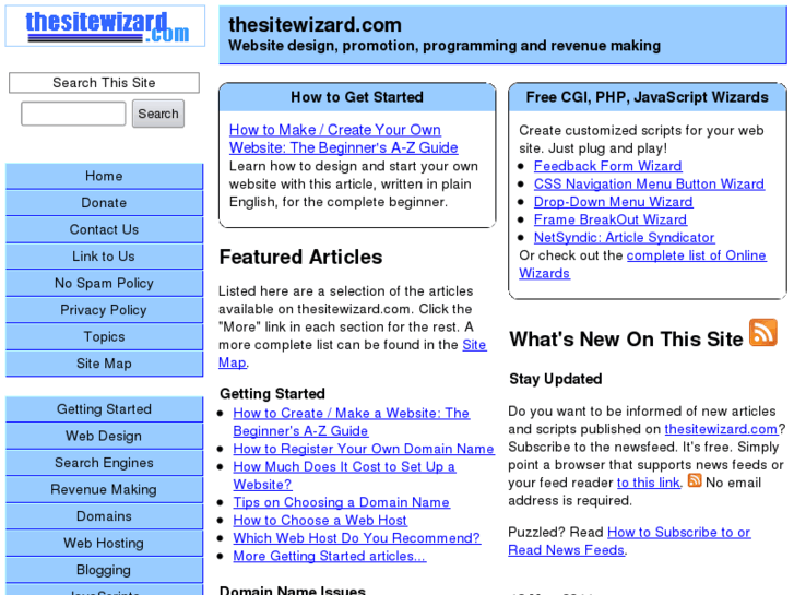 www.thesitewizard.com