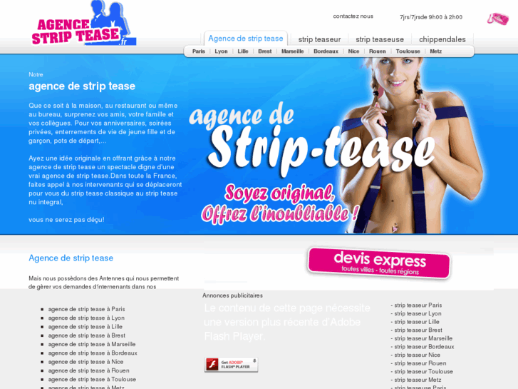 www.agence-striptease.fr