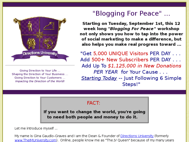 www.bloggingforpeace.com