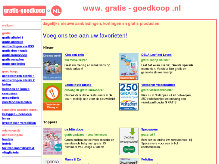 www.gratis-goedkoop.nl