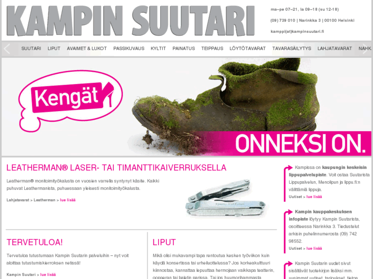 www.kampinsuutari.fi