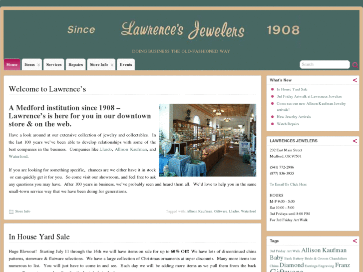 www.lawrencesjewelers.com