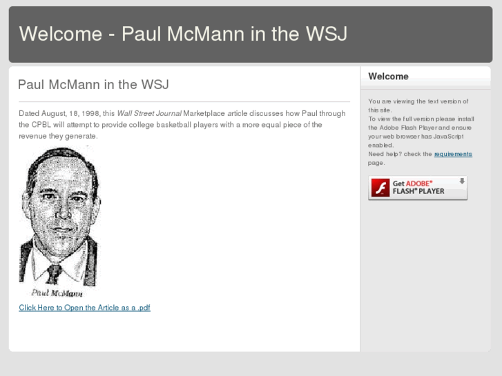 www.paulmcmann.info