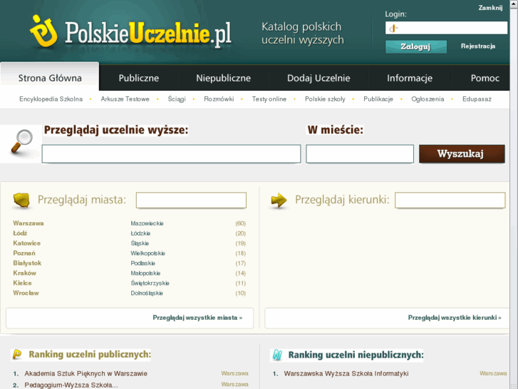 www.polskieuczelnie.pl