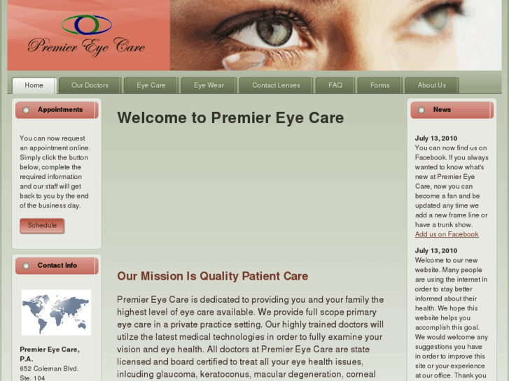 www.premiereyecareonline.com