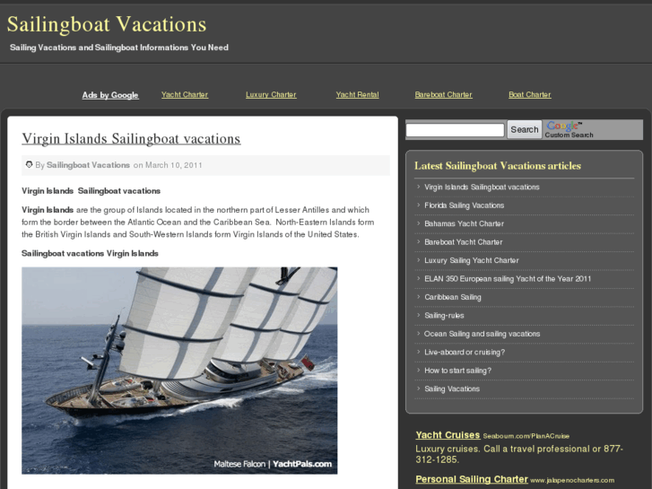 www.sailing-vacations.info