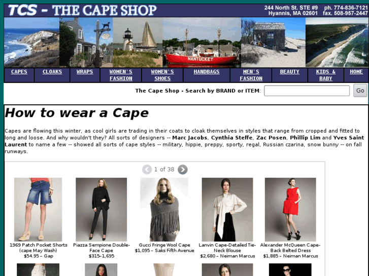 www.thecapeshop.com