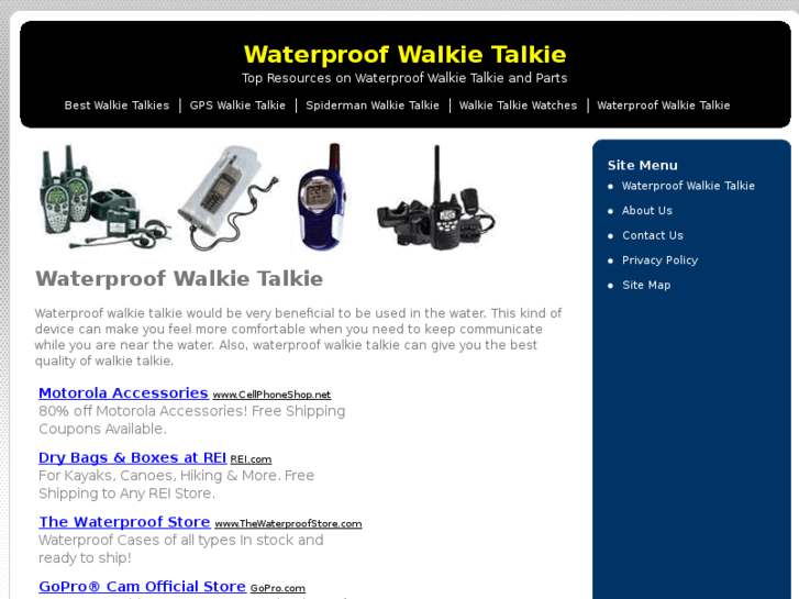 www.waterproofwalkietalkie.net