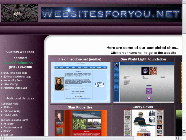 www.websitesforyou.net