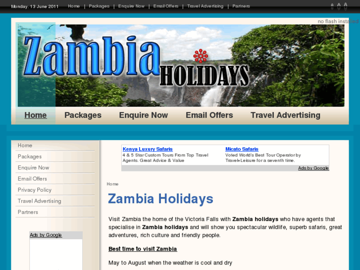 www.zambiaholidays.com