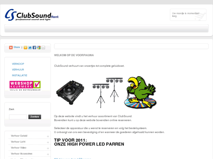 www.clubsoundrent.nl