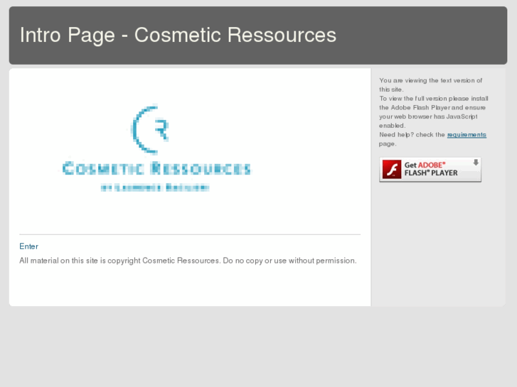 www.cosmeticressources.org