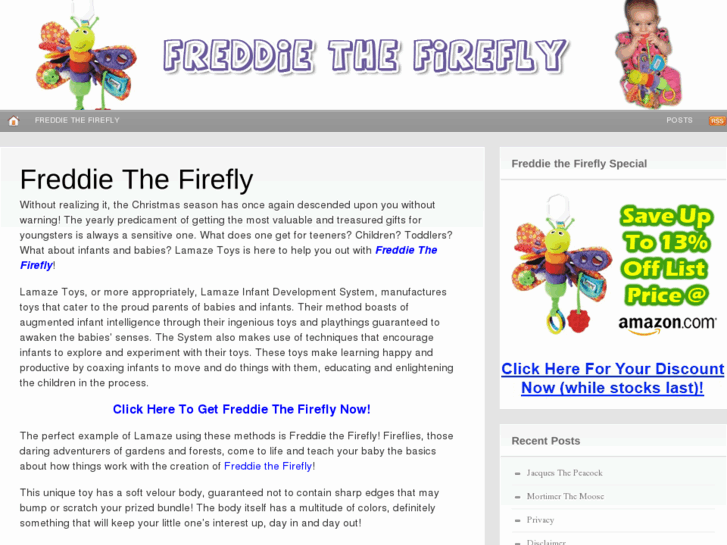 www.freddiethefirefly.com