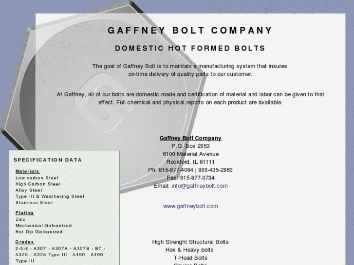 www.gaffneybolt.com