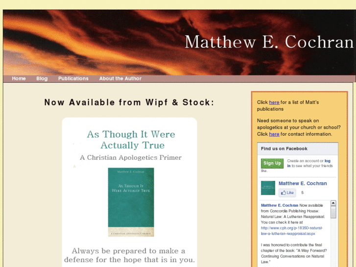 www.matthewcochran.net