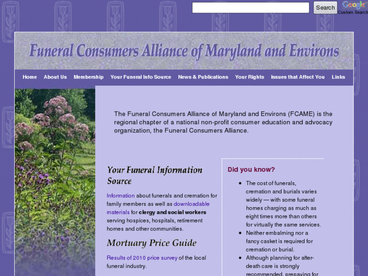 www.mdfunerals.org